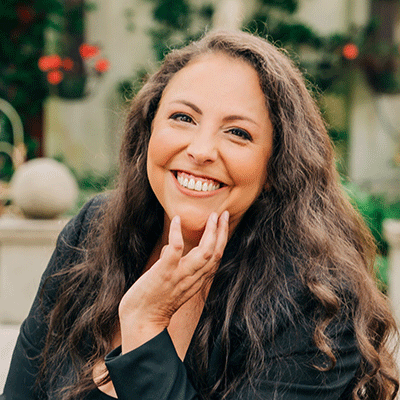 Woman smiling